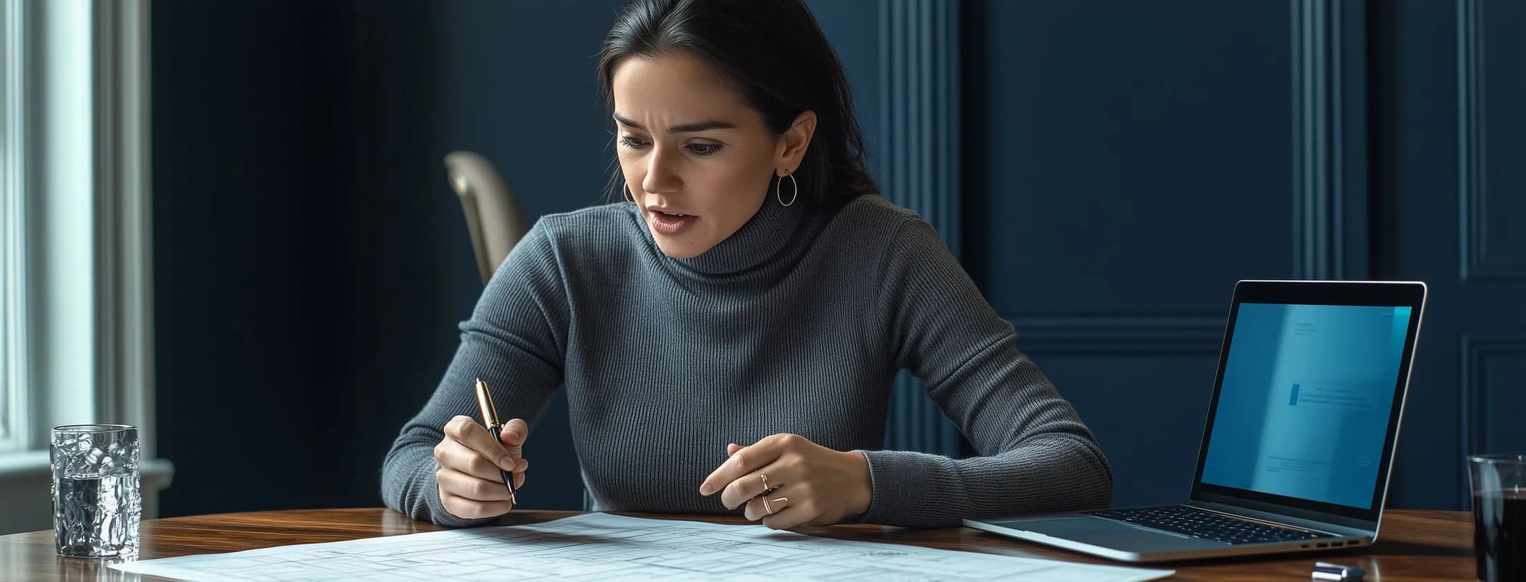 Working portrait — principal at the whiteboard